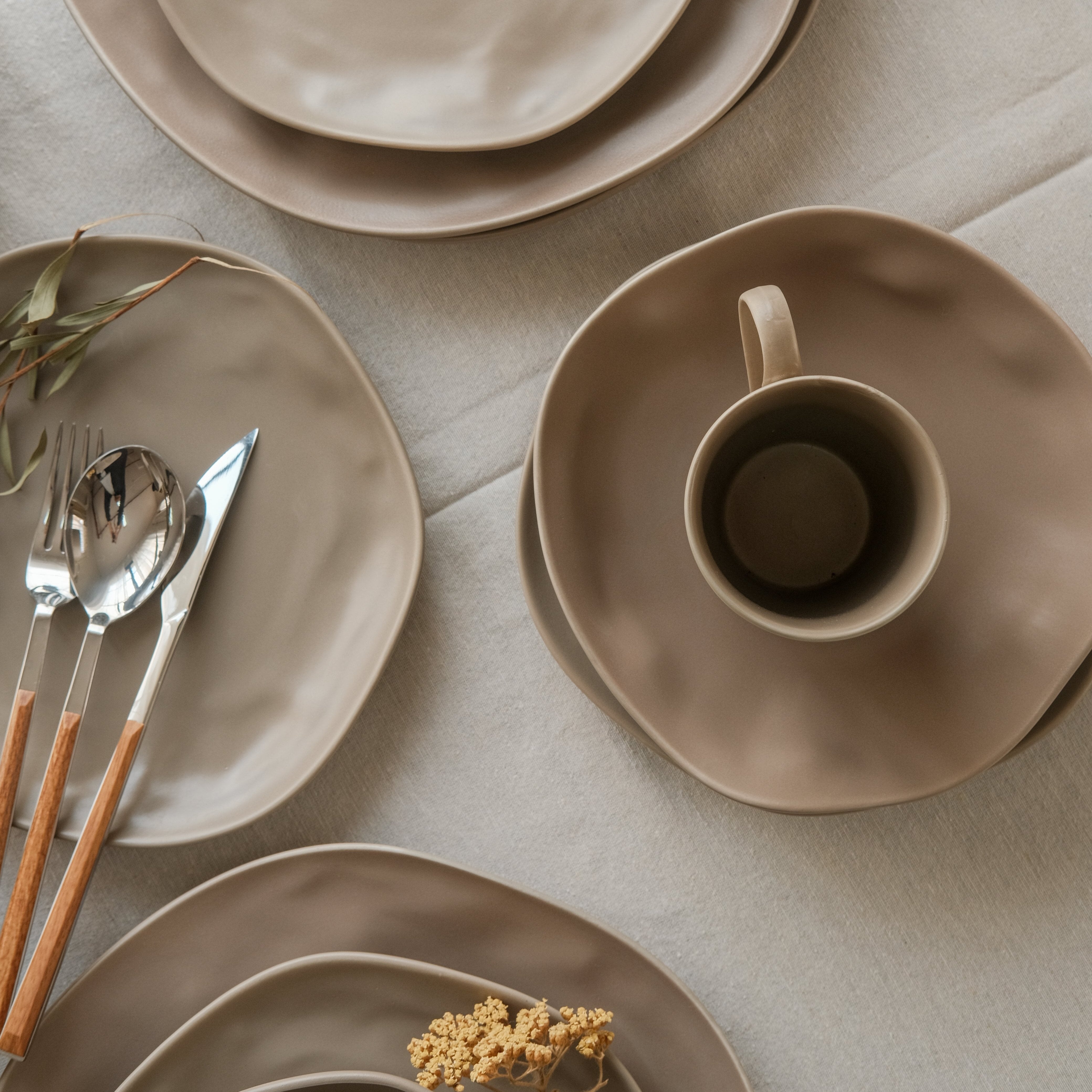 Organic Matte Dinnerware (Set of 24 pcs)