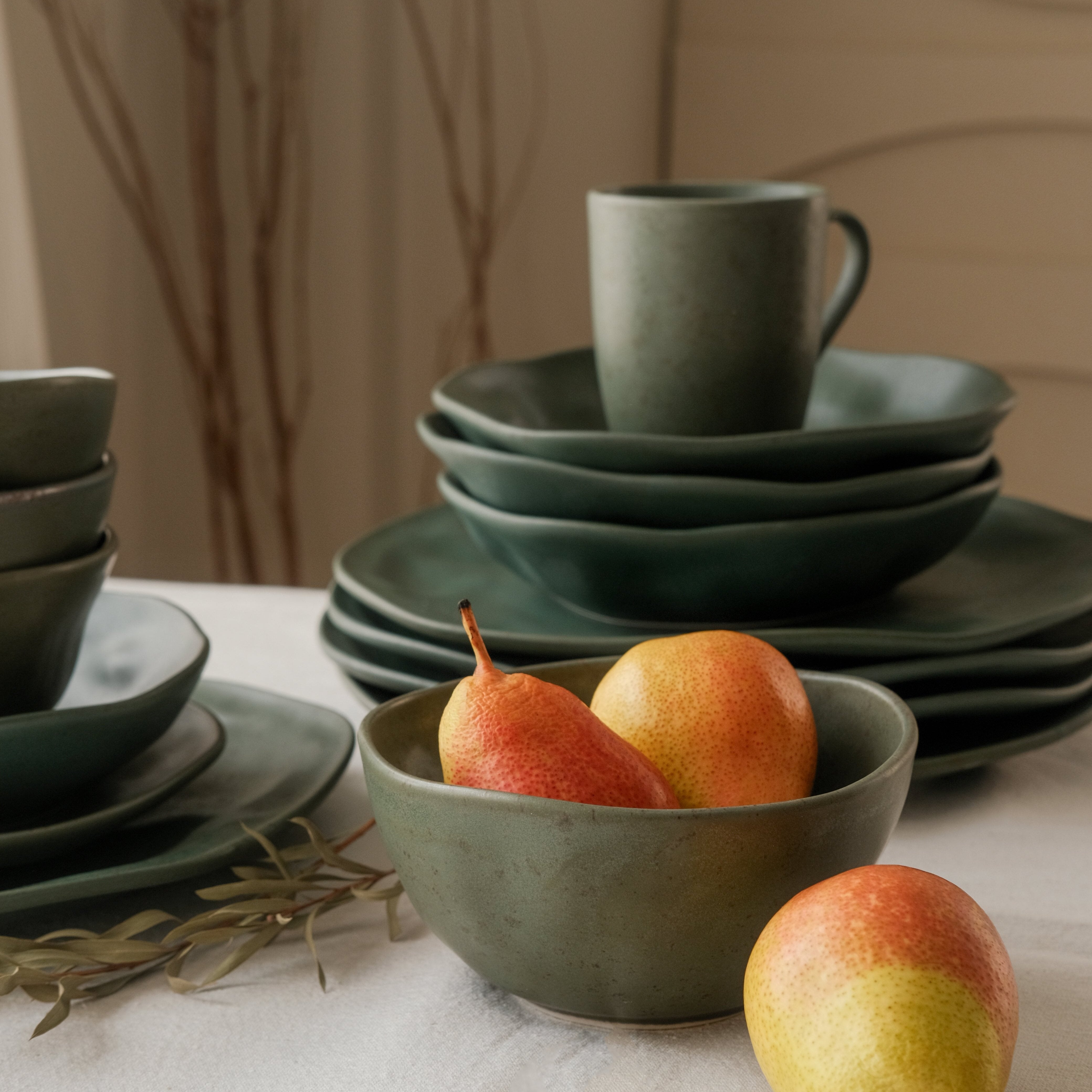 Organic Matte Dinnerware (Set of 24 pcs)