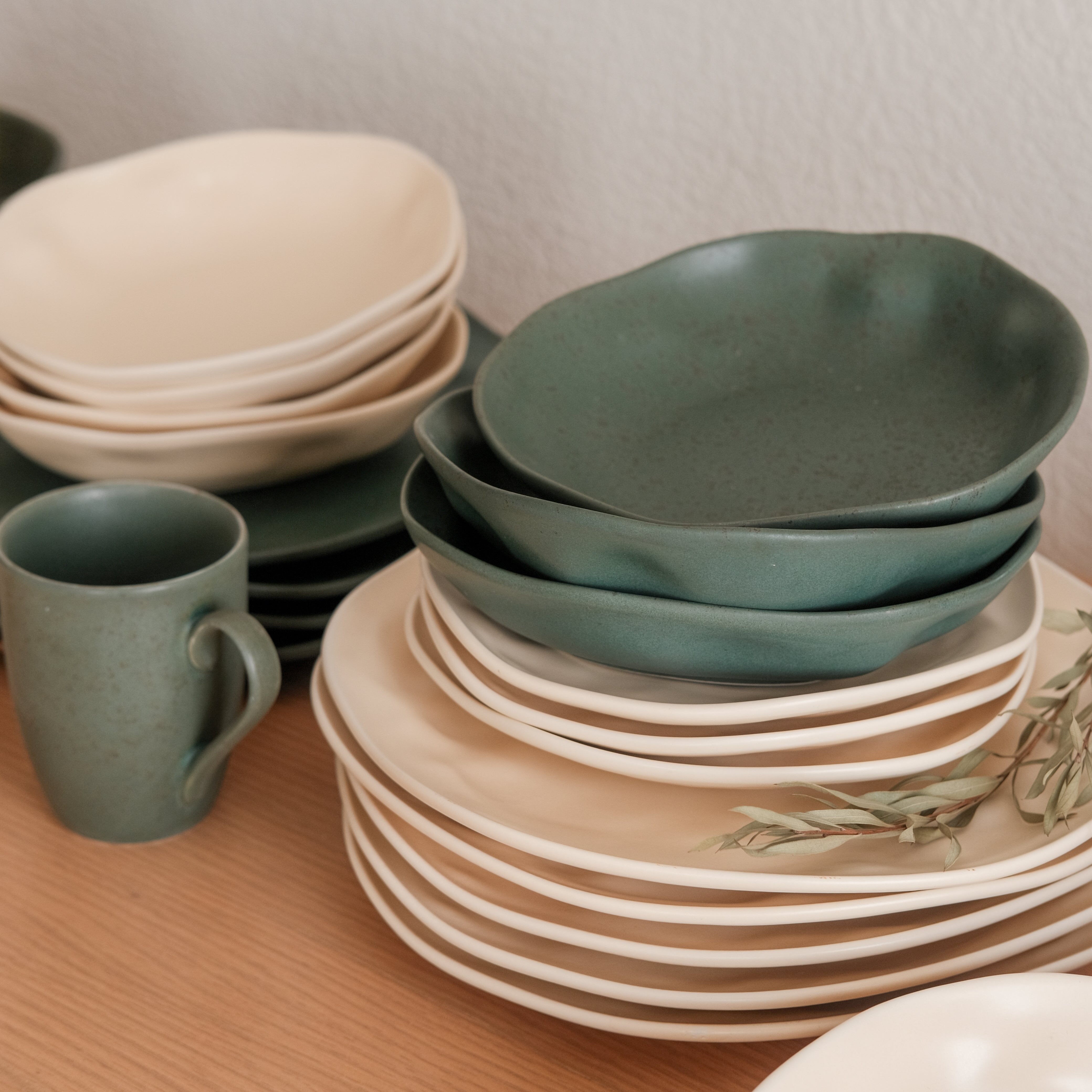 Organic Matte Dinnerware (Set of 24 pcs)