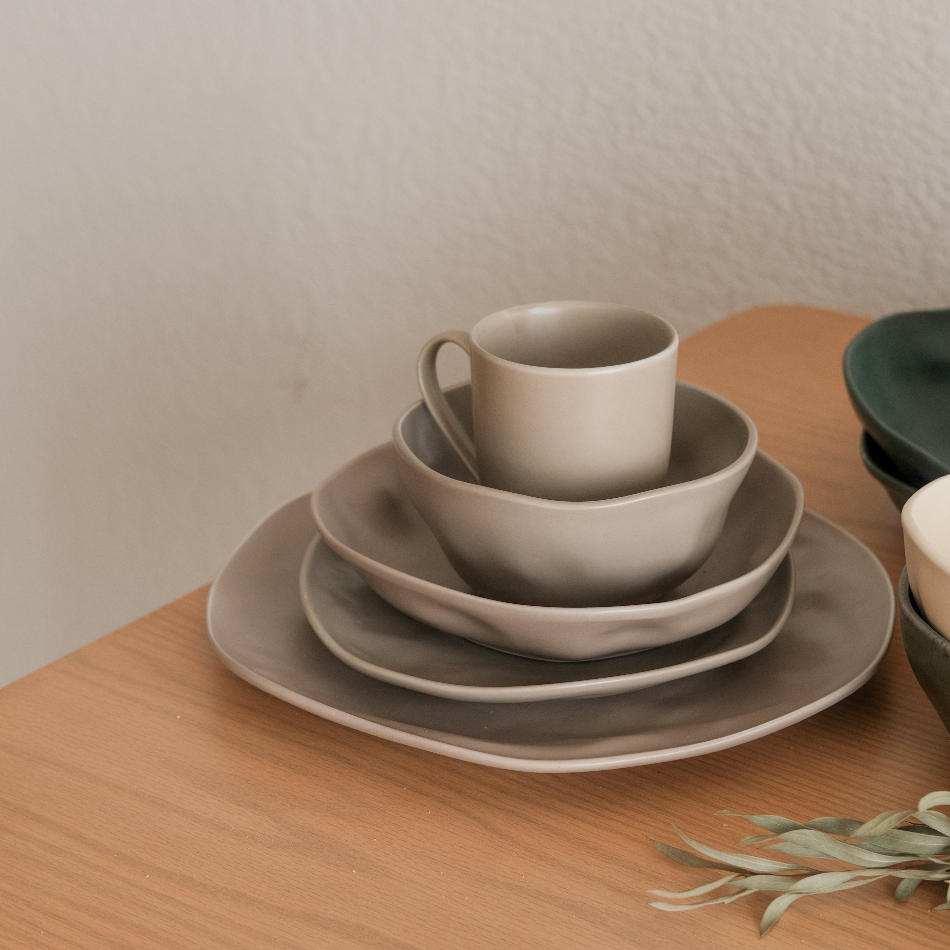 Organic Matte Dinnerware (Set of 24 pcs)