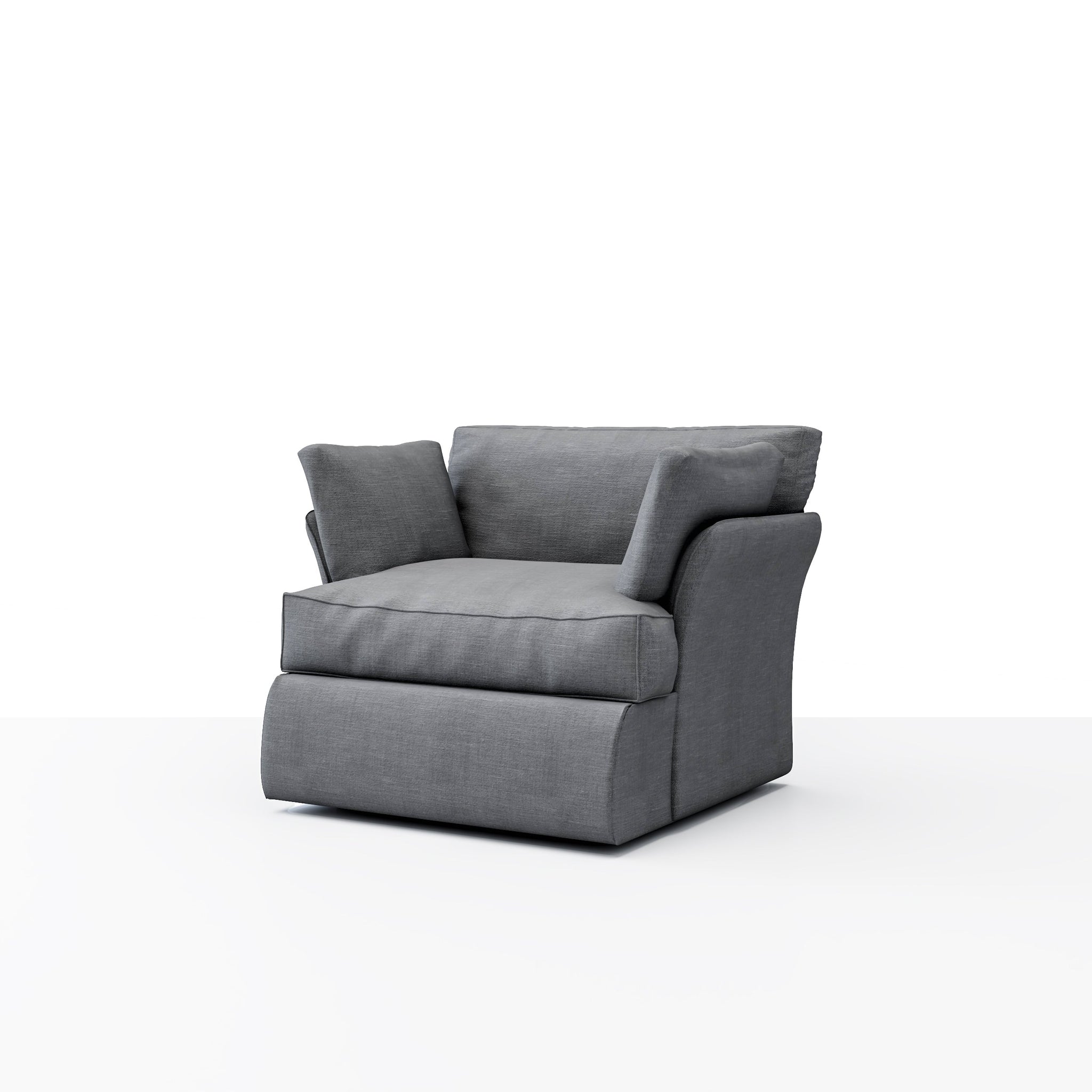 كرسي بلش بذراعين