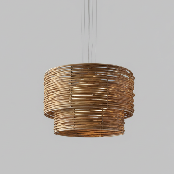 Aurora Duetto Bamboo  Ceiling Lamp