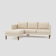 Modern four seater L shape corner sectional chaise sofa for family lounges.