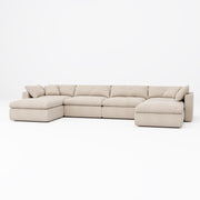 Sink Down U-Shape Sofa