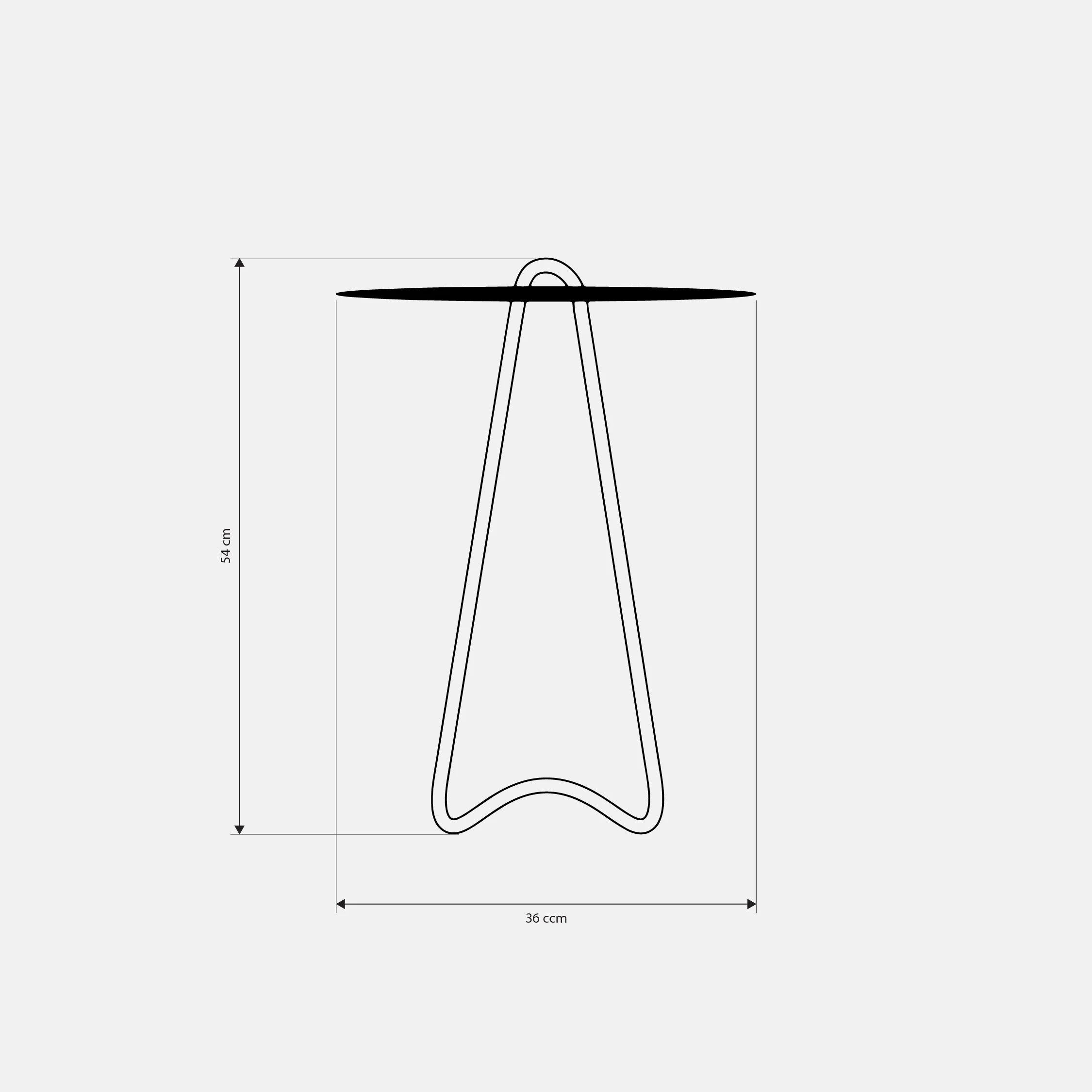 Angolo Side Table
