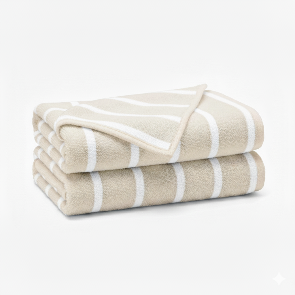 Stripes Face Towel (Set of 2)