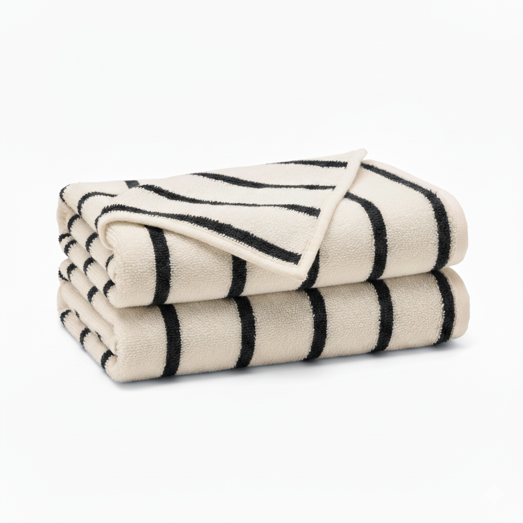 Stripes Face Towel (Set of 2)