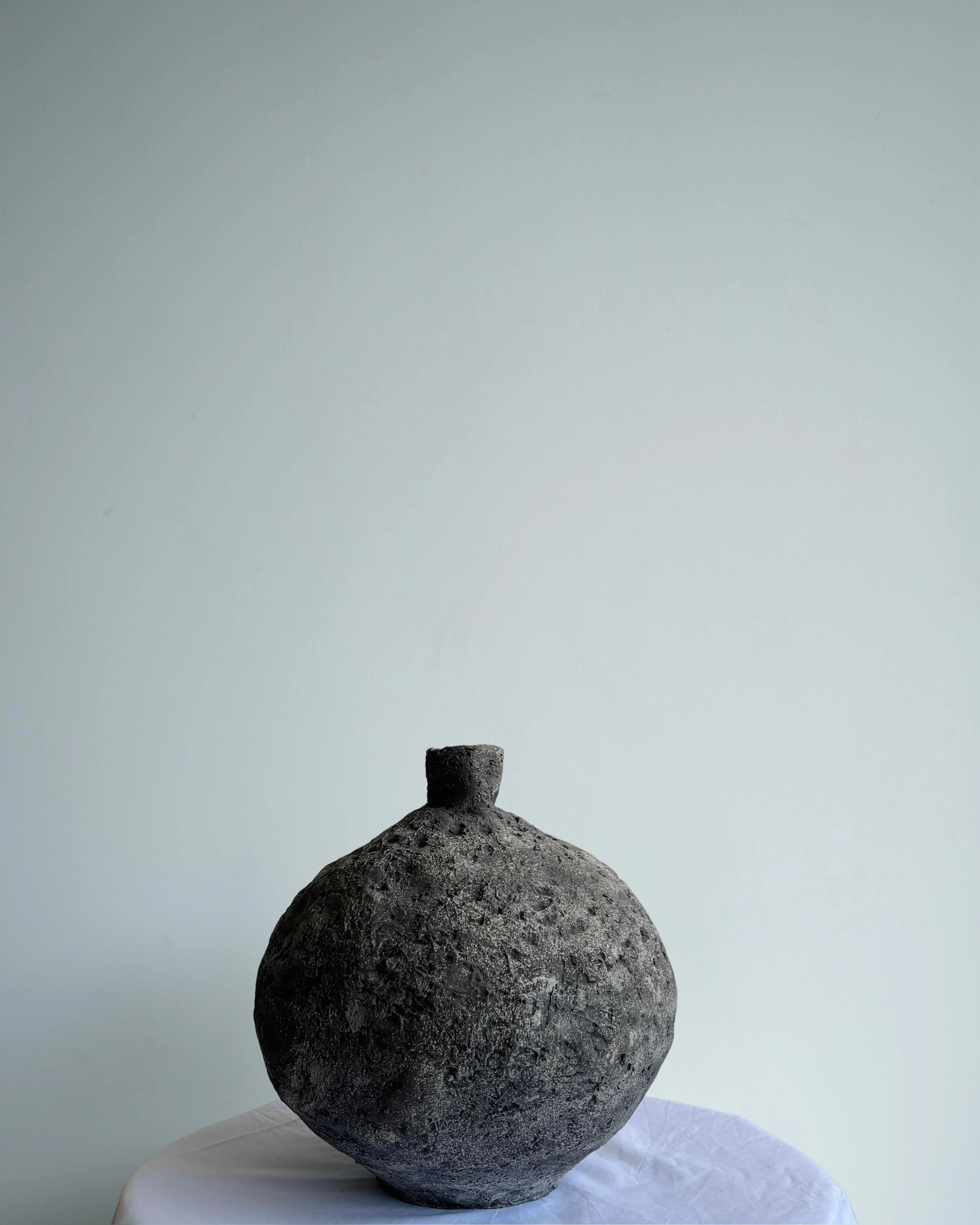 Raku Stone Vase