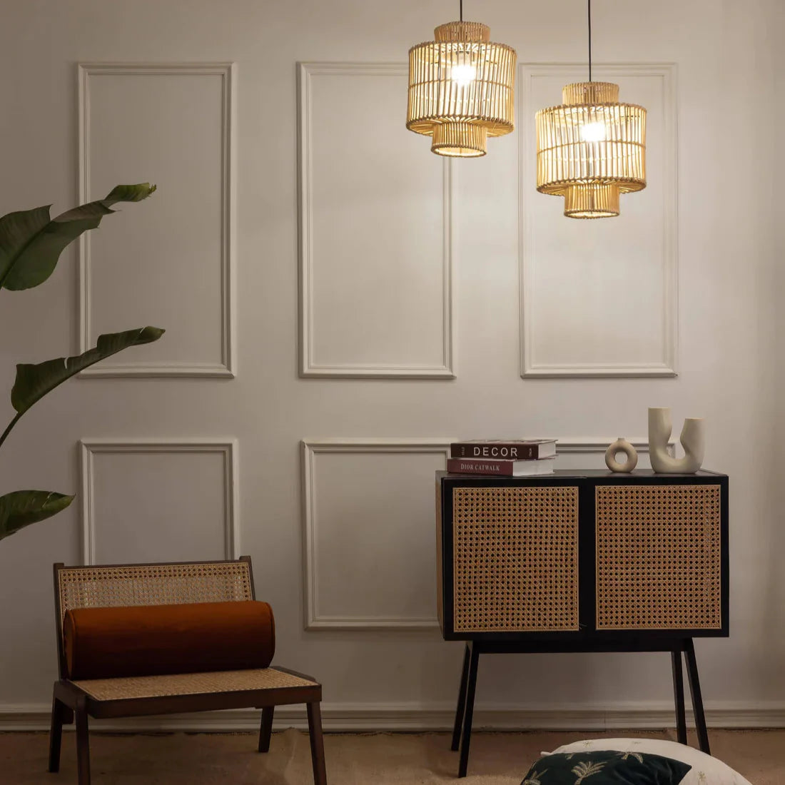 شابوه معلق راتان