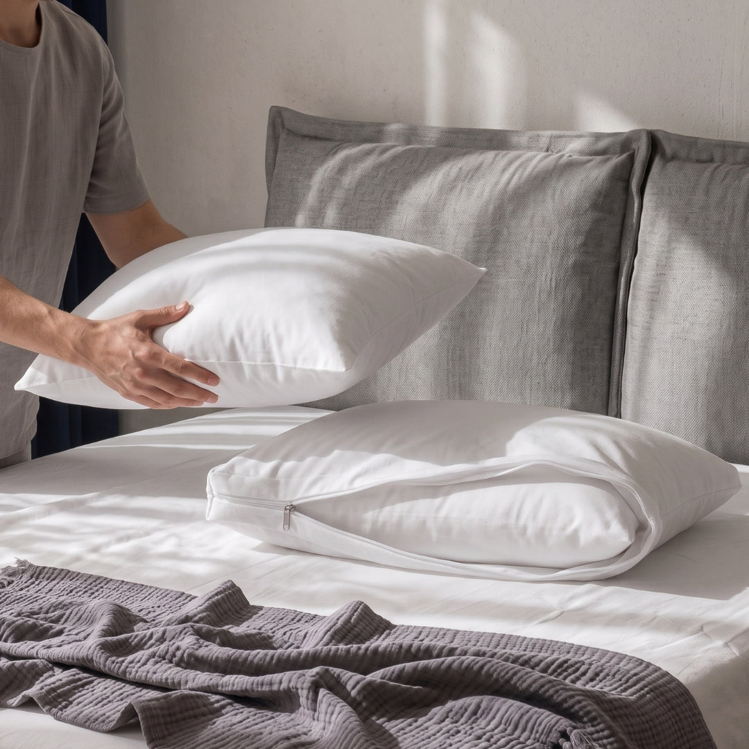 2-in-1 Premium Microfiber Hotel Pillow