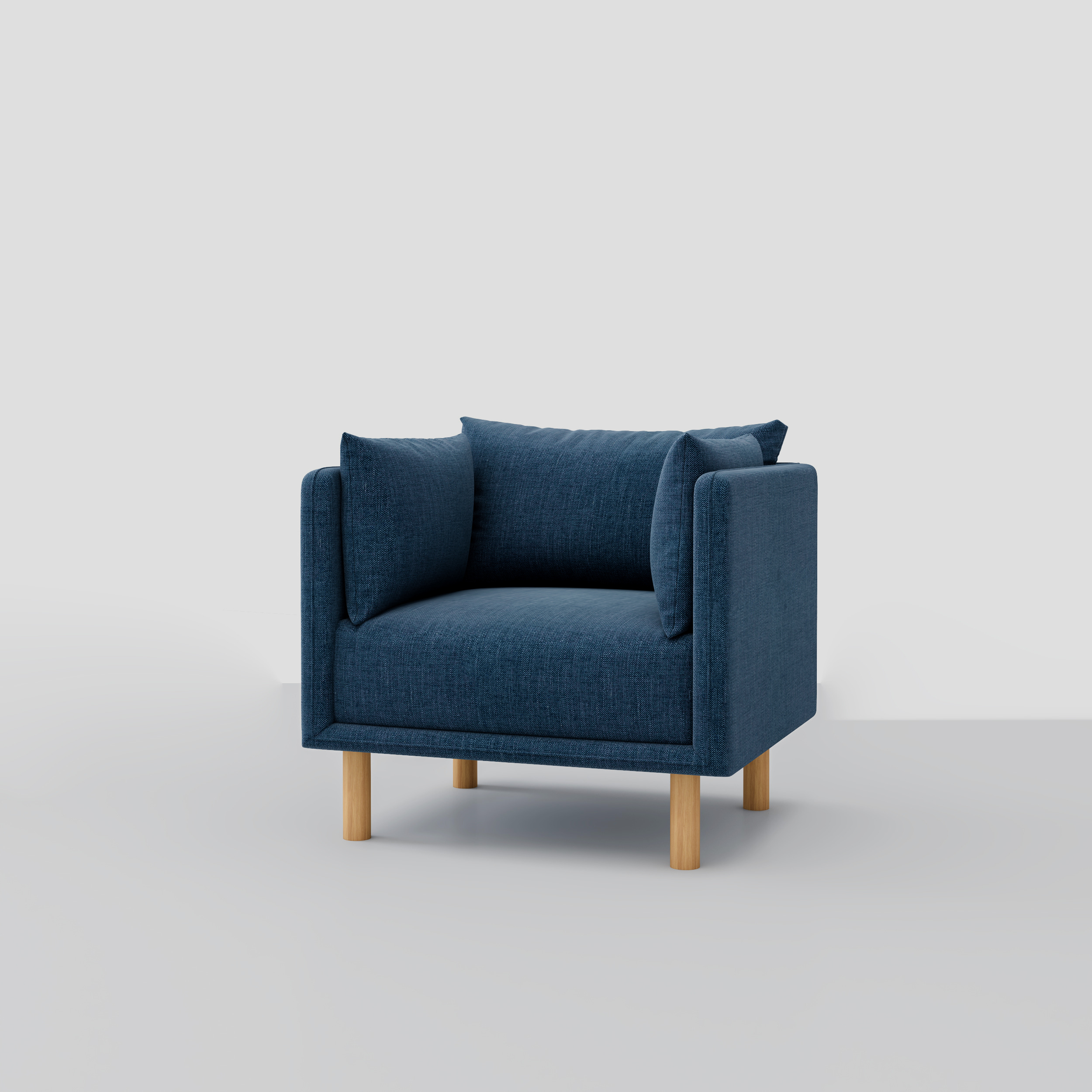 Mcann Wooden Legs Armchair