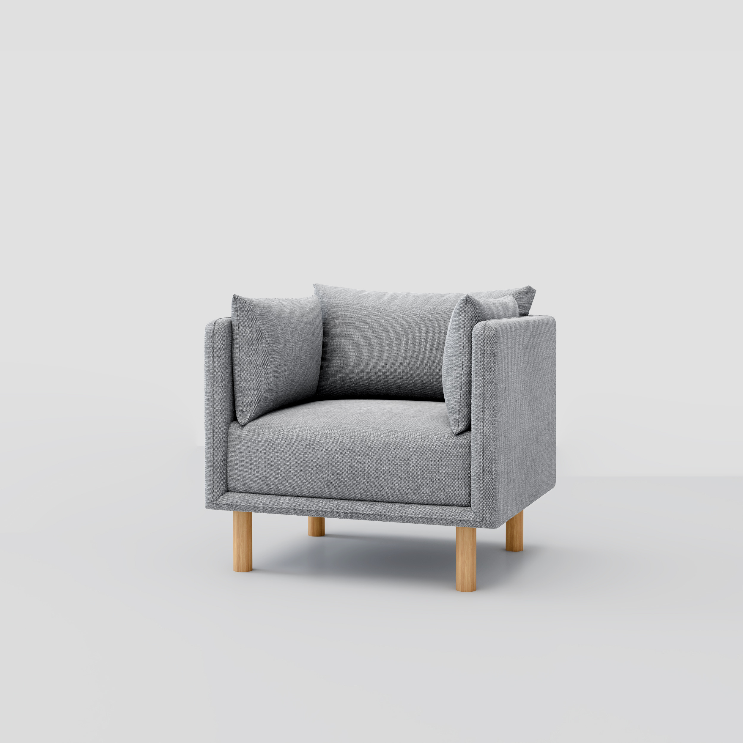 Mcann Wooden Legs Armchair
