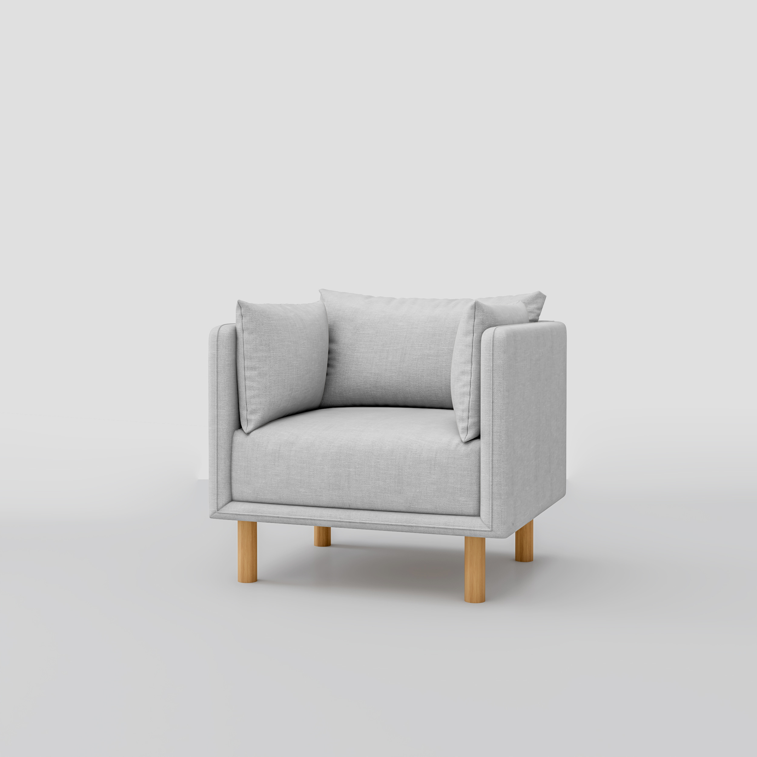 Mcann Wooden Legs Armchair