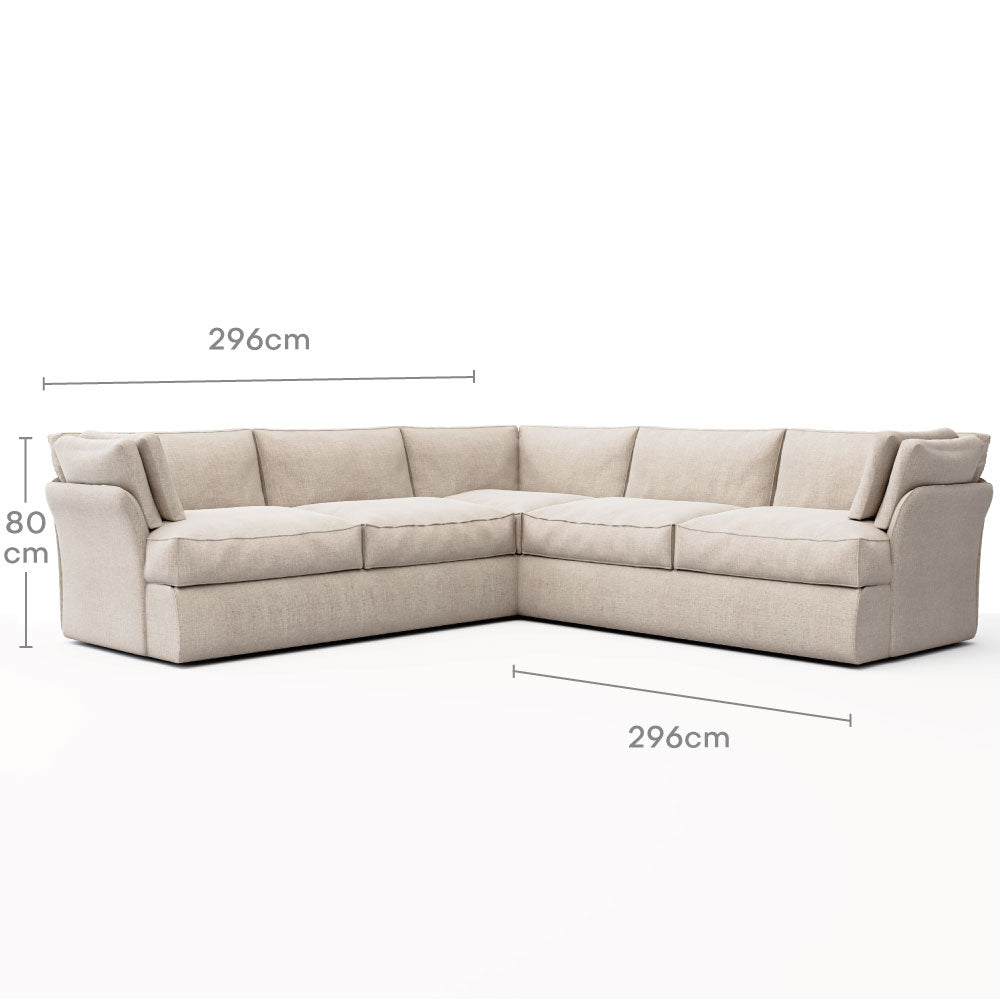 Plush Corner Sofa