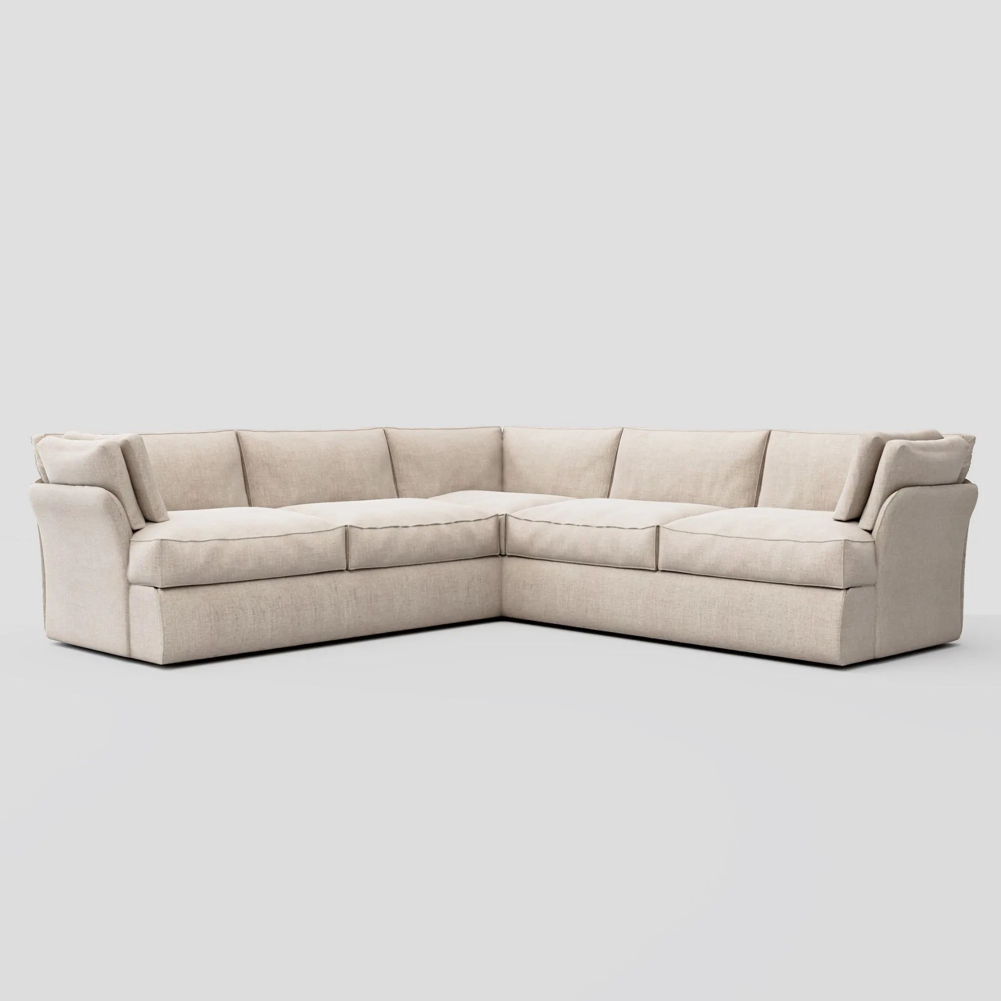 Plush Corner Sofa