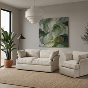 Plush 2 Seater + Plush Armchair Set