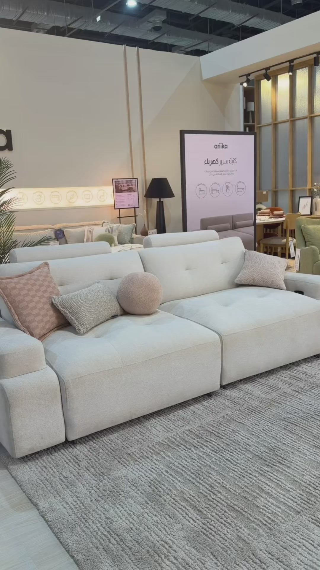 Load video: Blaise Motion Sofa Bed - Double