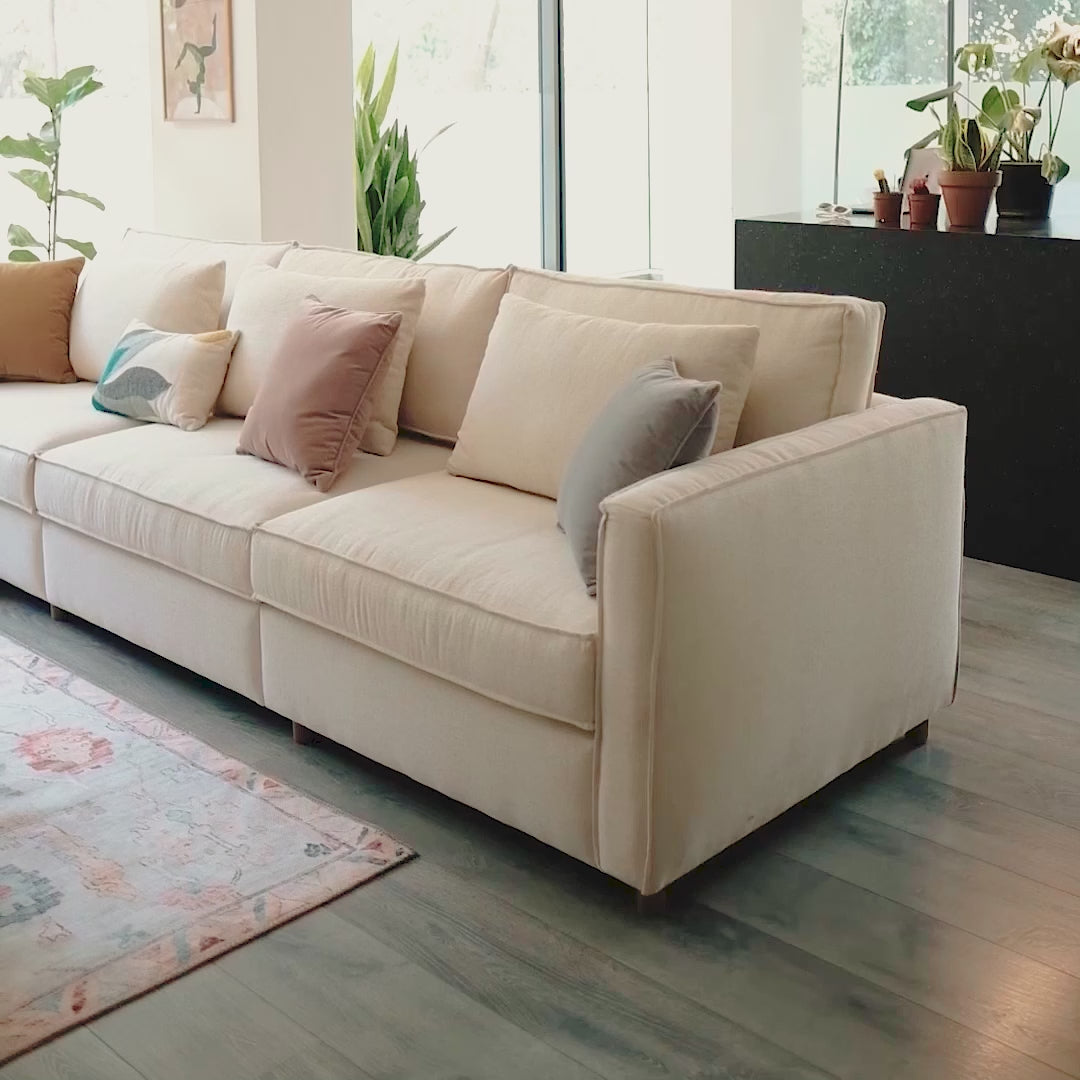 Load video: Tulita L-Shape Sofa