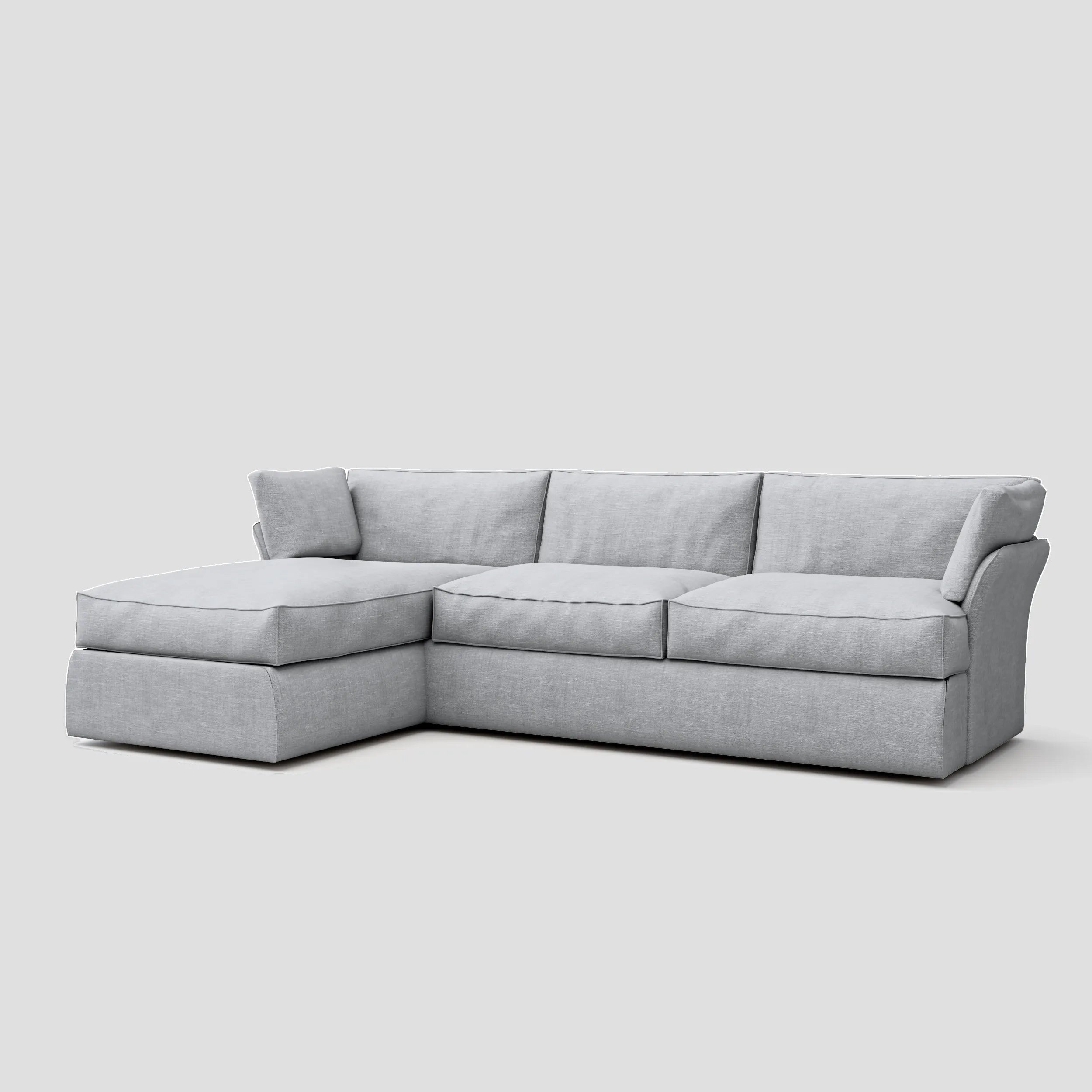 Plush L-Shape Sofa