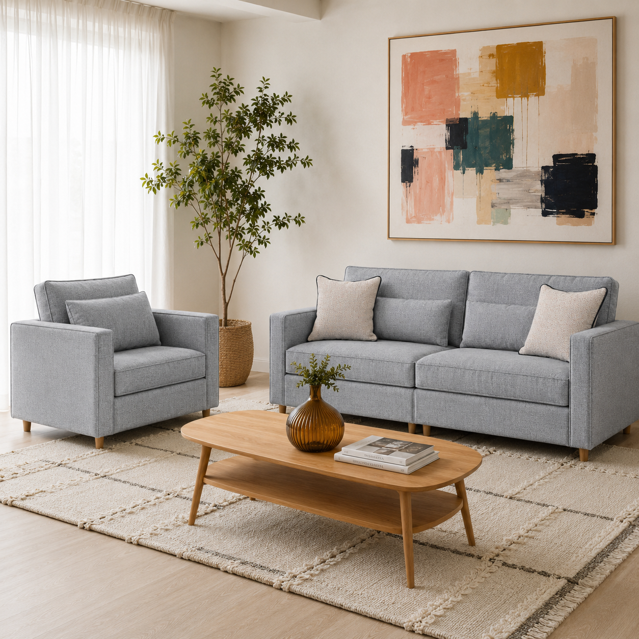 Tulita 2 Seater + Tulita Armchair Set