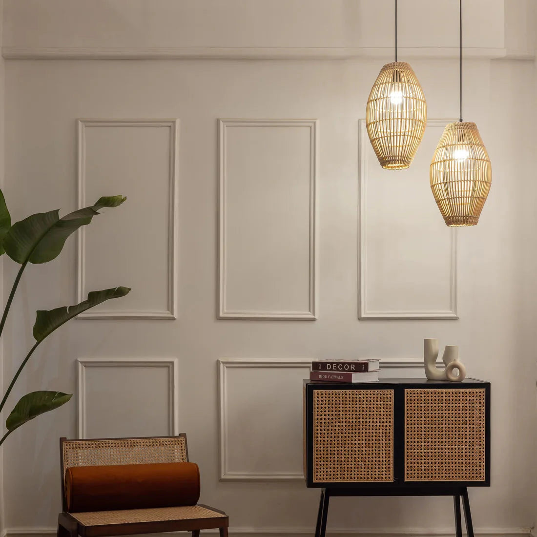 شابوه معلق راتان