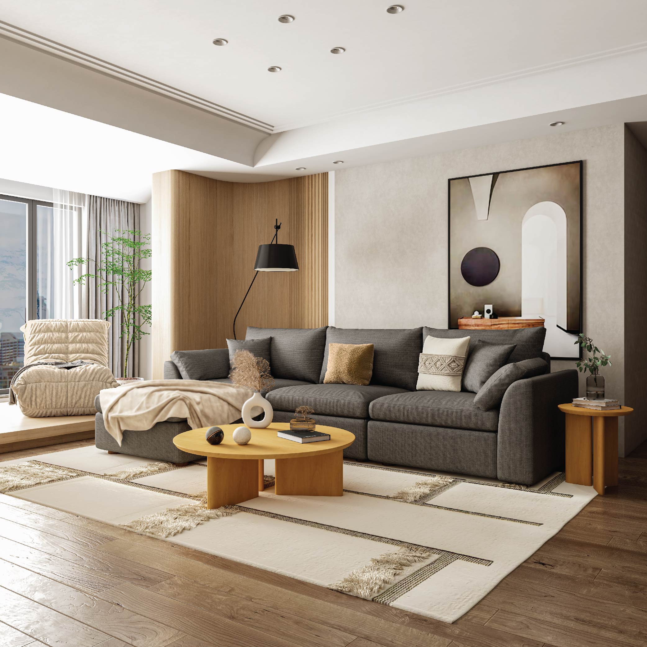 Brooke L-Shape Sofa