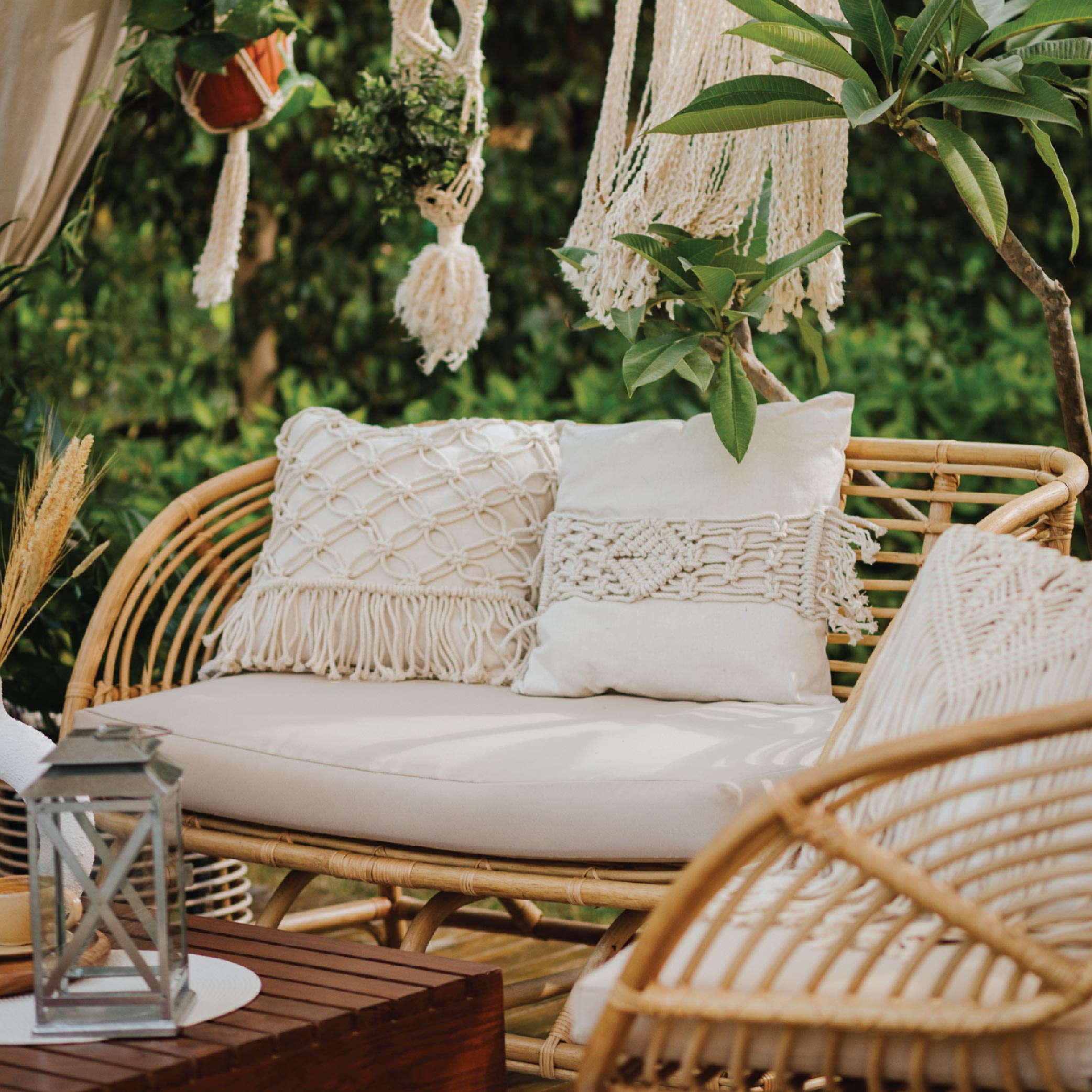 Bali Bamboo 2 Seater Sofa