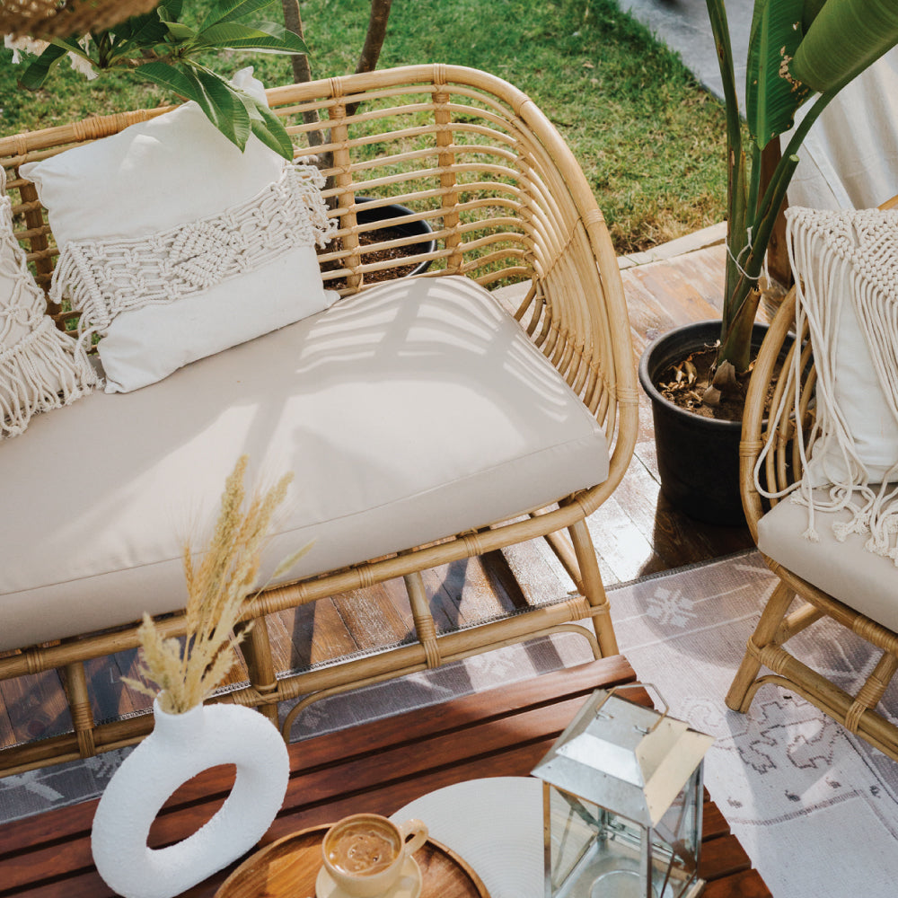 Bali Bamboo 2 Seater Sofa