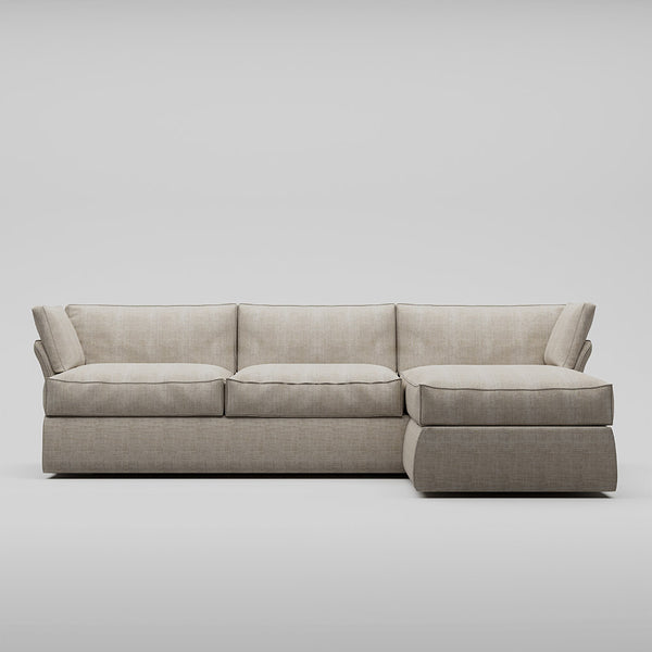 Plush L-Shape Sofa
